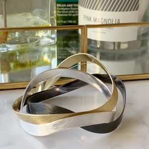 Tri-color Bangle Set